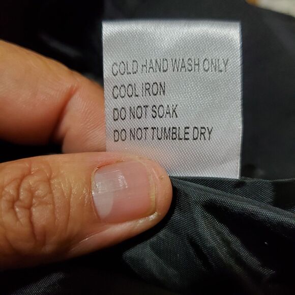 LF the Brand Biker Style Utility Logo Jacket Size XS Black Purple Straps - Picture 9 of 9